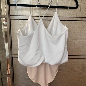 White blouse bodysuit